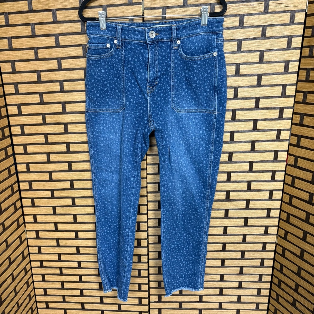 Vineyard Vines Star Pattern Crop‎ Jeans Size 29